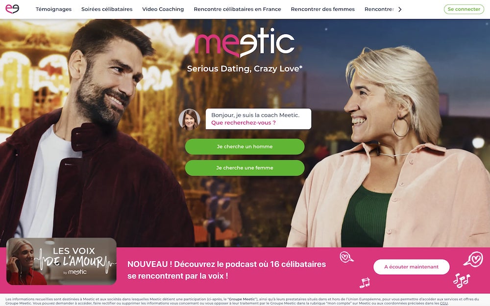 Meetic, le site de rencontre français